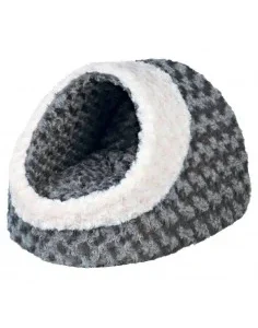 Cama para Cães/ Gatos Nicho Kaline Cinza e Creme