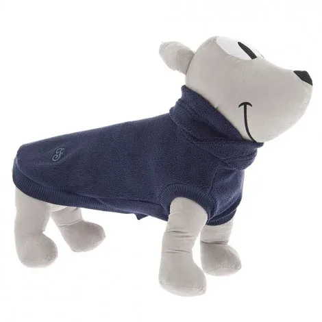Camisola Polarotto azul para cães – Ferribiella – Cor do Produto: Azul escuro | Medidas: 70 cm