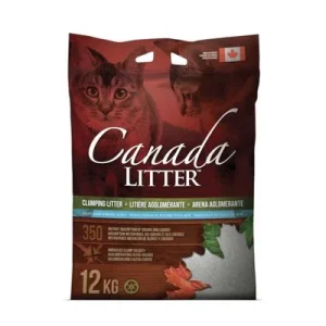 Canada Litter com fragrância a pó de talco