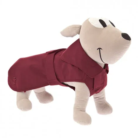 Capa impermeável Acquerella para cães – Ferribiella – Cor do Produto: Vermelho | Medidas: 39 cm
