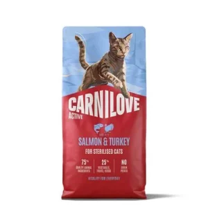 Carnilove Active Adult Sterilised com salmão e peru