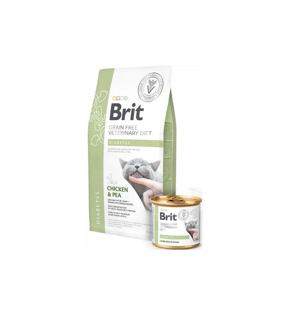 Cat Diabetes Frango e Ervilhas (Grain Free) – Brit