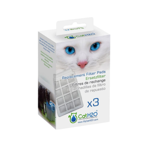 Cat H2O & Dog H2O Replacement Filter Pads 3 Unidades – Filtros para Fonte de Água