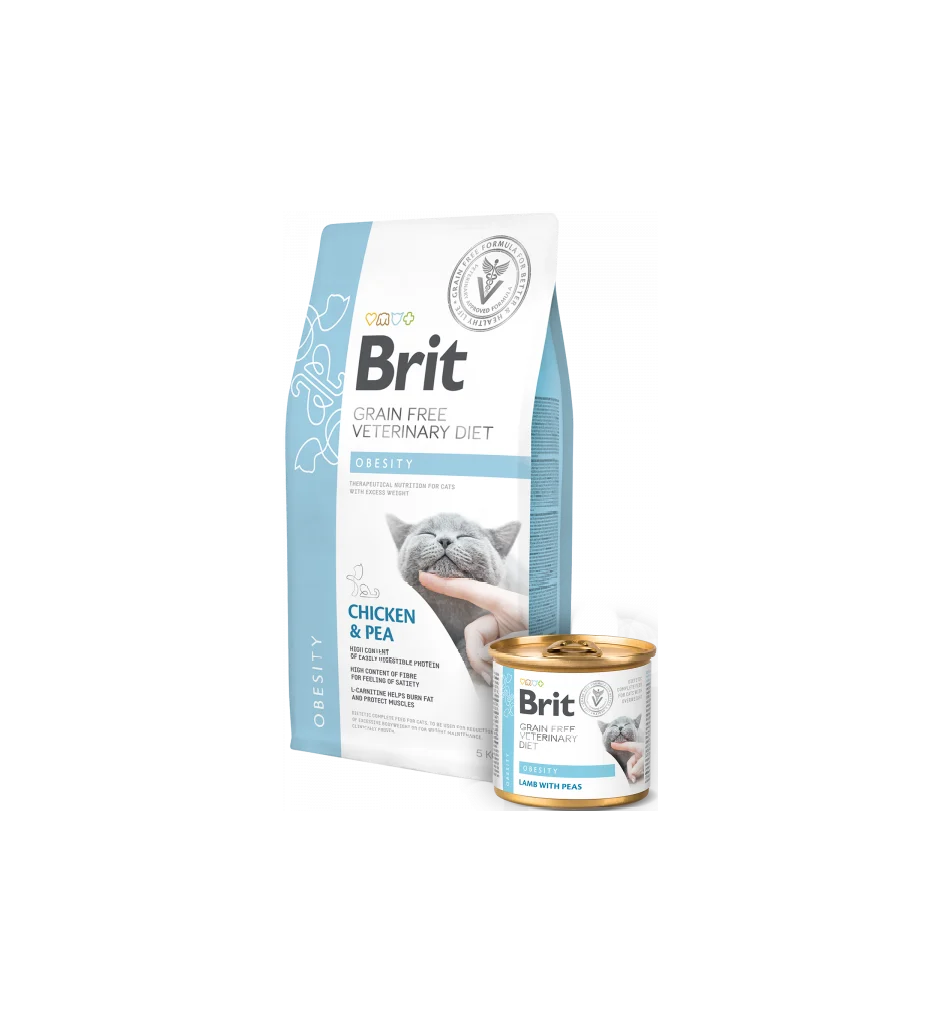 Cat Obesity Frango e Ervilhas (Grain Free) – Brit