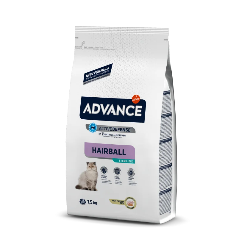 Cat Sterilized Hairball Peru & Cevada – Advance