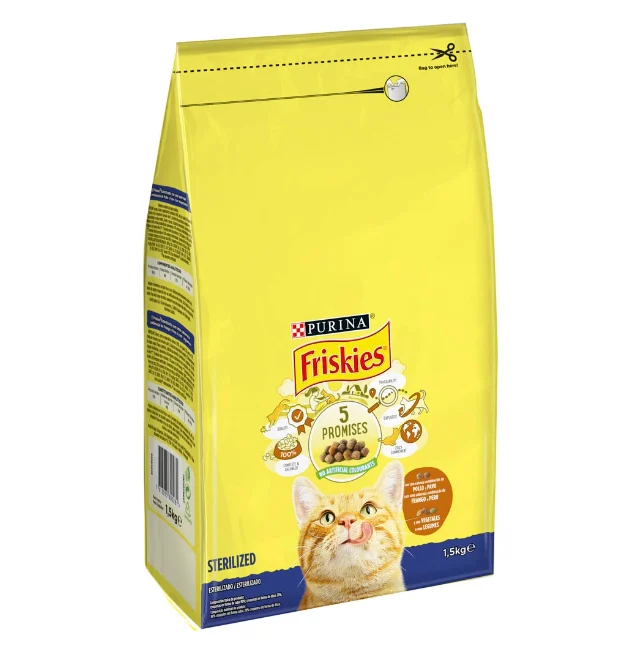 Cat Sterilized Peru e Vegetais – Friskies