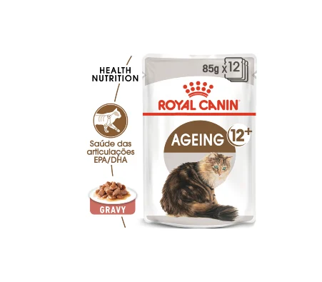 Cat Wet Ageing +12 in Gravy 85Gr – Royal Canin