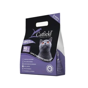 Catfield Lavanda – Areia aglomerante de bentonite para gatos 7L