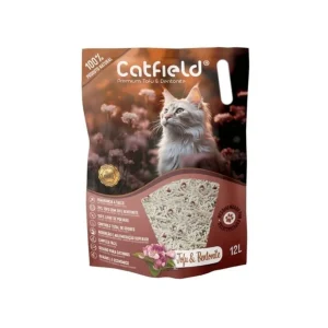 Catfield Tofu + Bentonite – Areia aglomerante de tofu e bentonite para gatos 12L