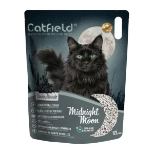 Catfield Tofu Natural Midnight Moon Areia para Gatos com Carvão Ativado
