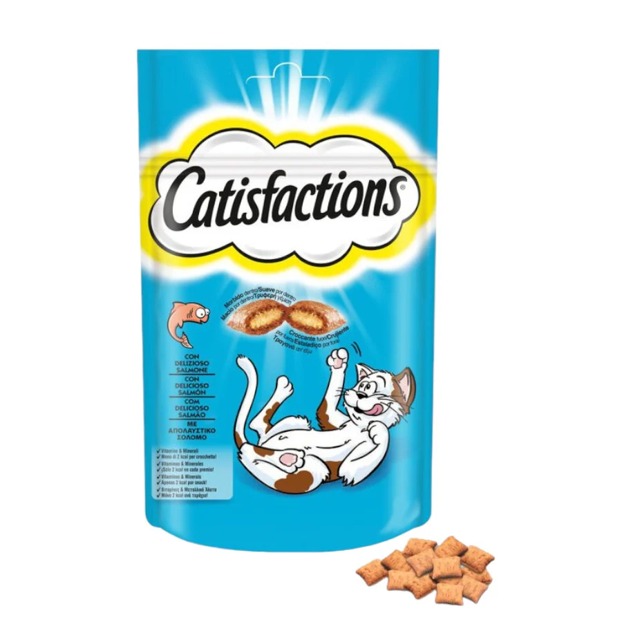Catisfactions Biscoitos de Salmão para Gatos - Image 2