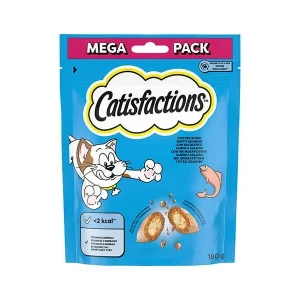 Catisfactions Salmão 180g – Snacks para Gatos – Petiscos sabor peixe