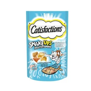 Catisfactions Shake Ups Festa do Mar 60g – Snacks para Gatos – Mix de peixe