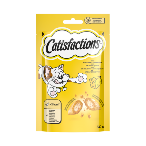 Catisfactions Snacks para gatos – Queijo 60g