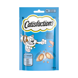 Catisfactions Snacks para gatos – Salmão 60g