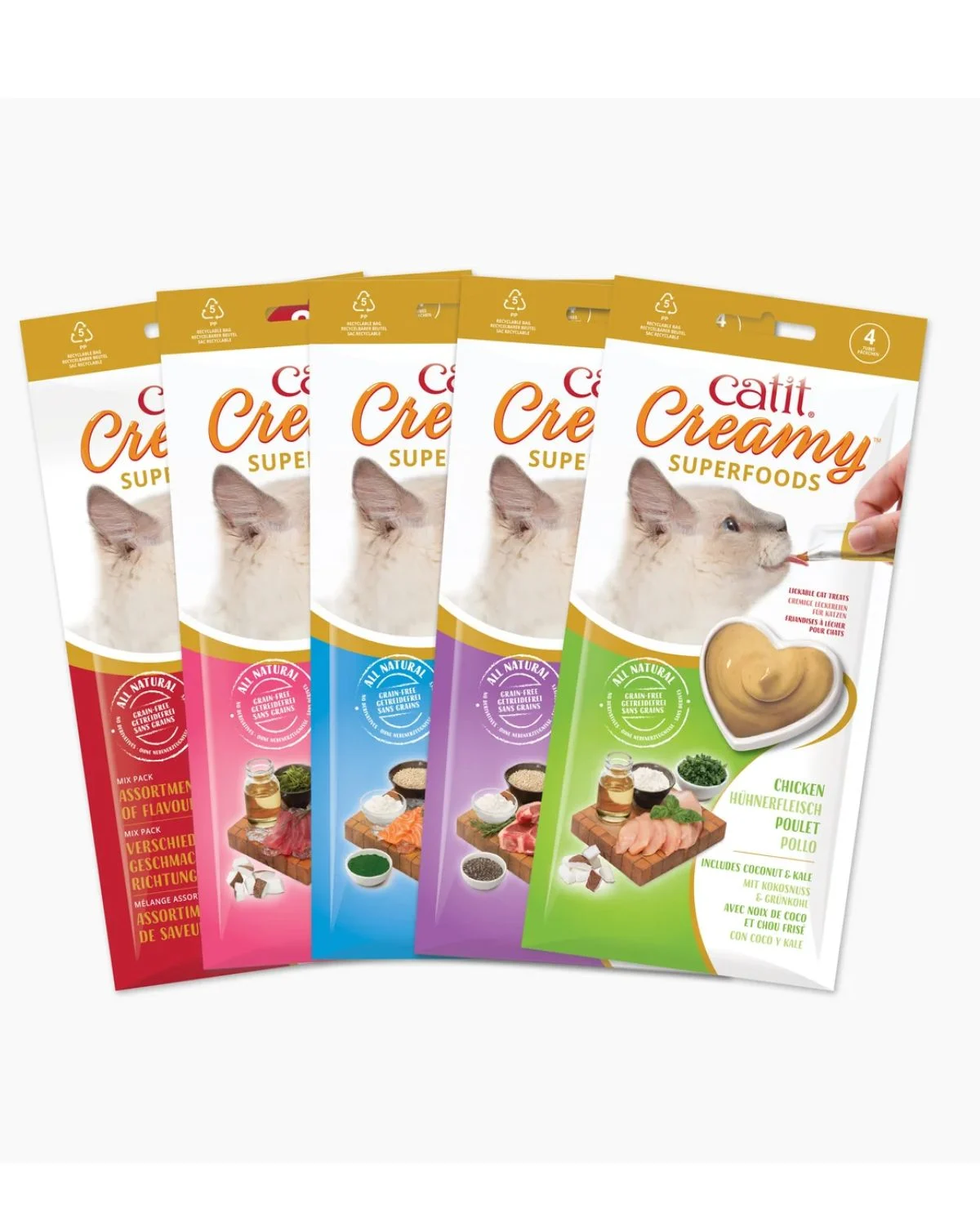 Catit Creamy Snack com Superalimentos