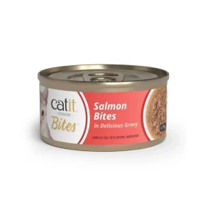 Catit Cuisine Bites Salmão – Pedaços em molho para gatos