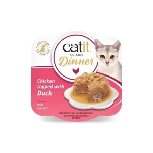 Catit Cuisine Dinner Frango com Pato – Terrina para gatos