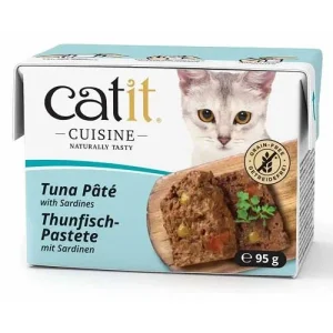 CATIT CUISINE PATÉ DE ATUM COM SARDINHAS 95GR