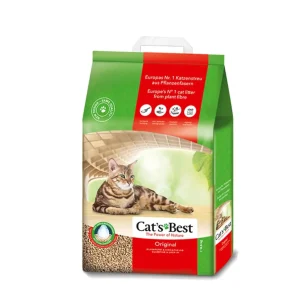 Cat’s Best Areia Original – areia aglomerante para gatos, sem pó