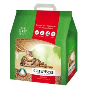 Cat’s Best Original Areia para gato ecológica – Quantidade: 10 L