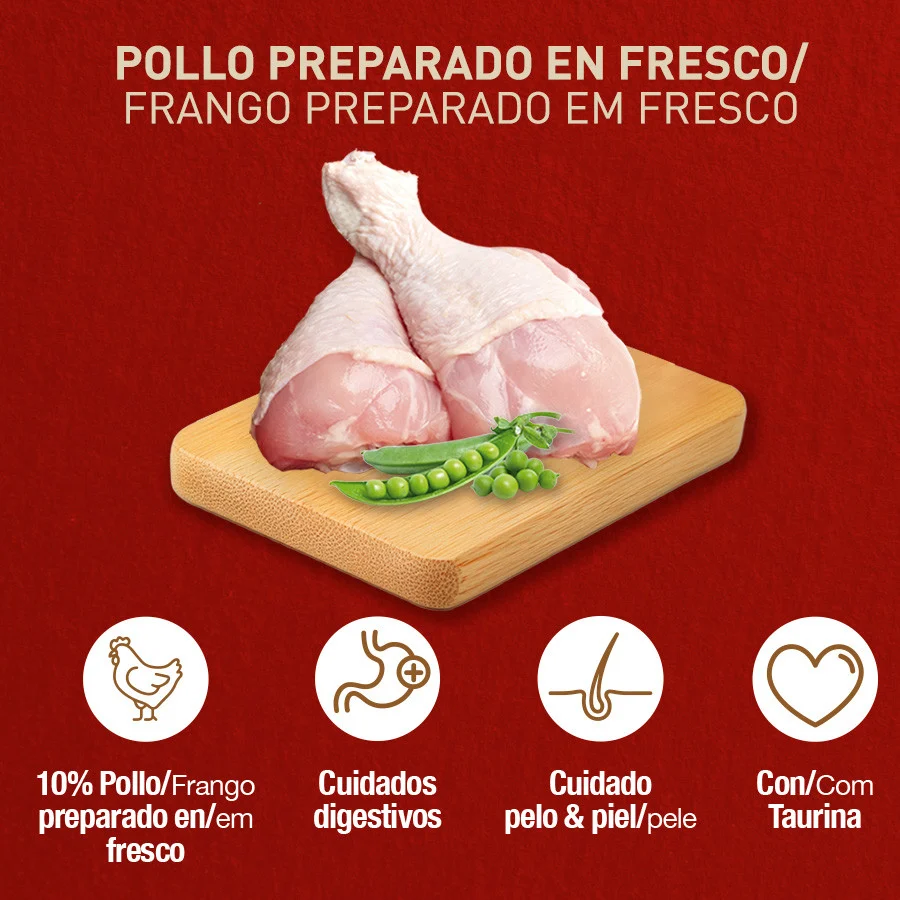 Catxtreme Senior Sterilised Ração de frango e ervilhas para gatos - Image 2