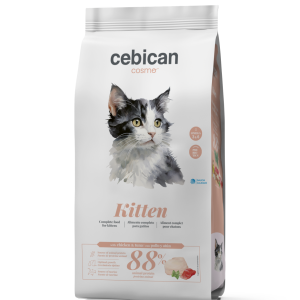 Cebican Cosmo Kitten com Frango e Atum 1,5Kg
