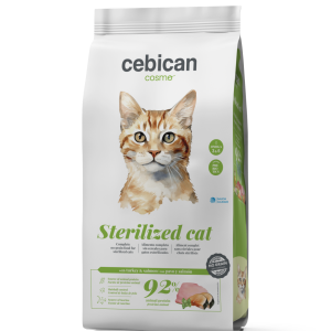Cebican Cosmo No Grain – Sterilized Cat com Peru e Salmão 1,5kg
