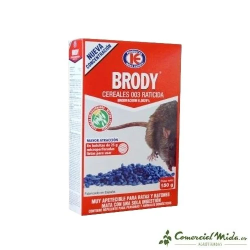 CEREALES BRODY, Raticida em Grãos (Brodifacoum) - Image 2