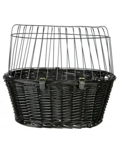 Cesta Bicicleta Madeira Preta