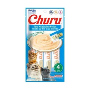 CHURU CAT RECEITA DE ATUM COM BONITO 4X14GR
