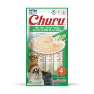 CHURU CAT RECEITA DE ATUM COM FRANGO 4X14 GR
