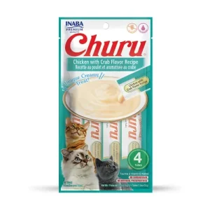 CHURU CAT RECEITA DE FRANGO COM CARANGEJO 4X14 GR