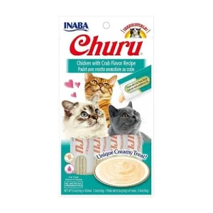 CHURU CAT RECEITA DE FRANGO COM CARANGUEJO 4X14GR