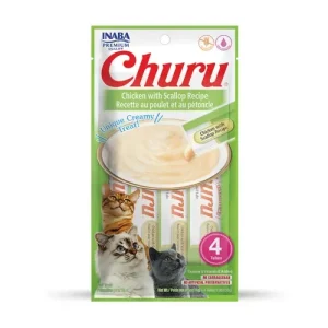 CHURU CAT RECEITA DE FRANGO COM VIEIRA 4X14 GR
