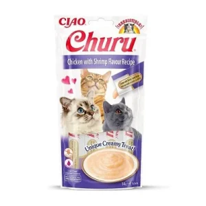 CHURU CAT RECEITA DE GAMBAS 4X14GR