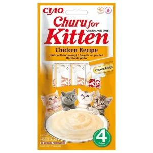 Churu Kitten (gatinhos) Receita de Frango 4X14G