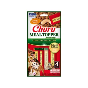 Churu Meal Topper Frango com Vaca – Topper cremoso para cães 4 x 14 g
