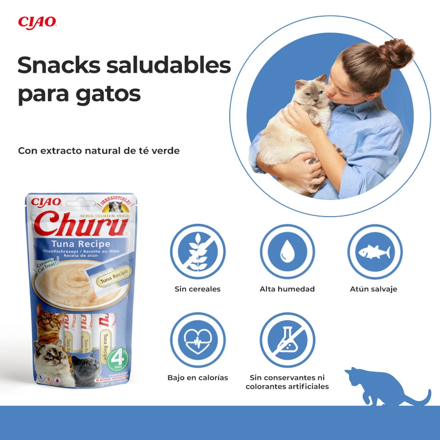 Churu Snack Cremoso de Atum para gatos - Image 2
