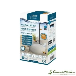 CIANO CF Stone Filtro Interno para Aquários e Tortugueras