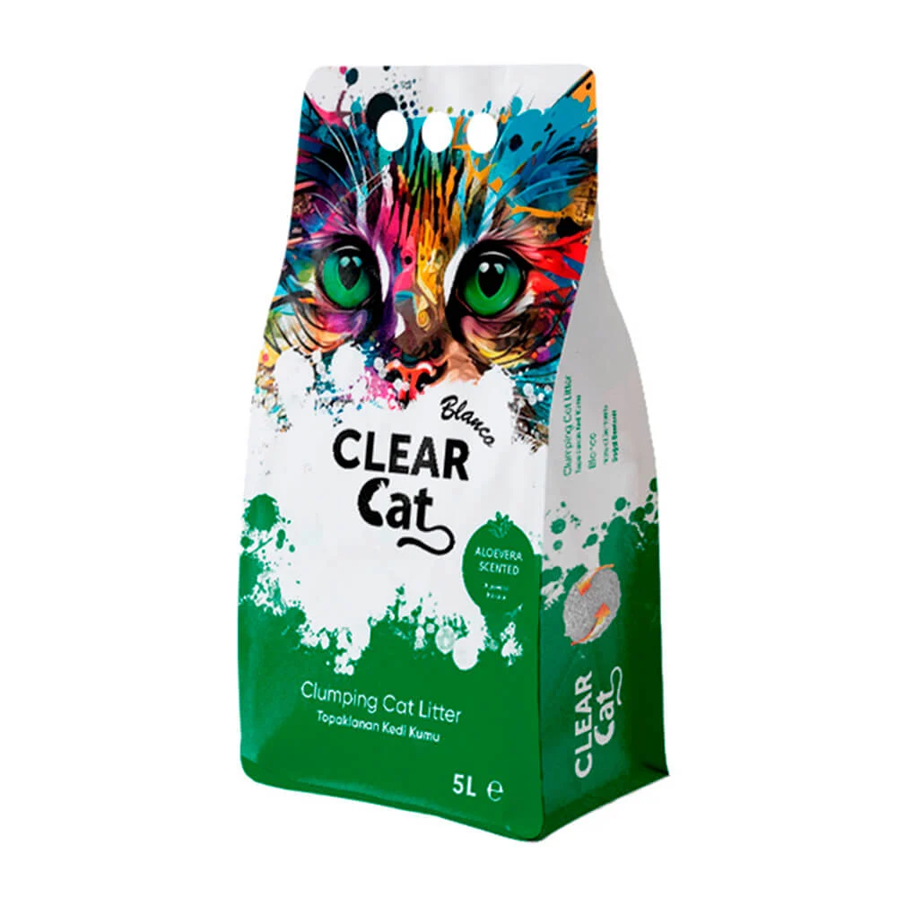 CLEAR CAT BLANCO – LITTER ALOE VERA - Image 2