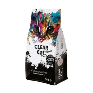 CLEAR CAT BLANCO LITTER CARVÃO ATIVADO 10LT