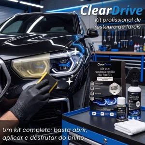 ClearDrive: Kit profissional de restauração de faróis