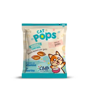 CLIFFI CAT POPS-SNACKS FUNCIONAIS (BOLAS DE PÊLO)