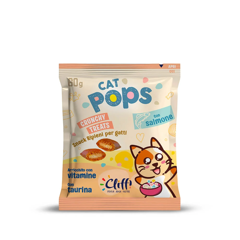 CLIFFI CAT POPS – SNACKS FUNCIONAIS (SALMÃO)