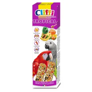 CLIFFI – STICKS PARA PAPAGAIOS COM FRUTOS E MEL
