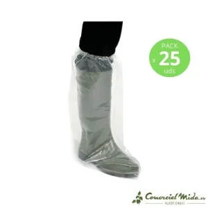 Coberturas para botas altas descartáveis da INSPROVET com borracha de ajuste