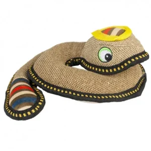 Cobra de tecido castanho Canvas para cães – Duvo Plus