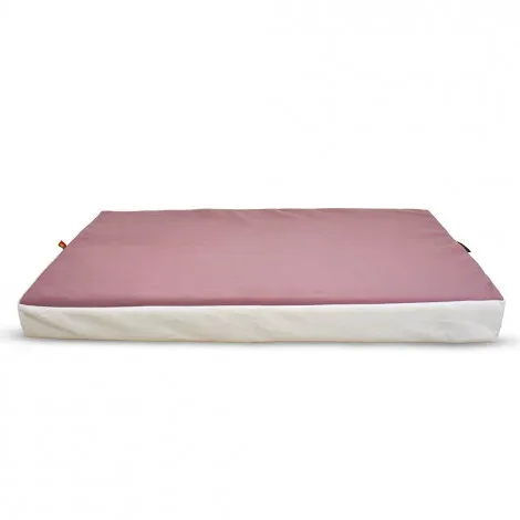Colchão Luxury Milano Rose para cães – Christopher – Cor do Produto: Rosa velho/Pérola | Medidas: 89 x 56 cm