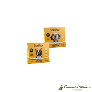 Coleira antiparasitária SCALIBOR para cães (Leishmaniose)